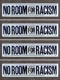 No Room For Racism - Single Poster