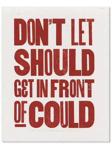 Don't Let Should POSTER