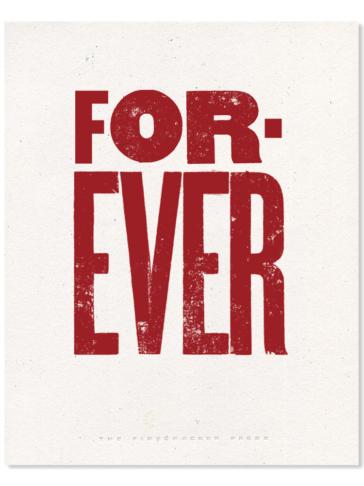 Forver Image Forever Poster – The Firecracker Press
