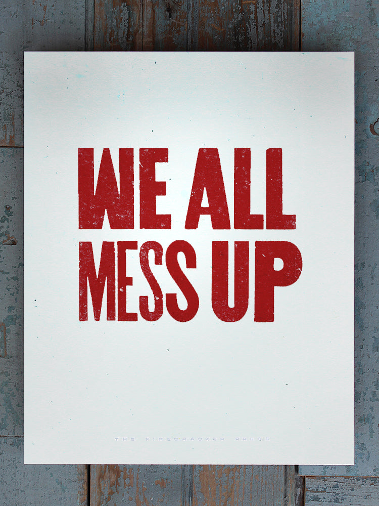 Mess Up Poster