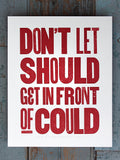 Don't Let Should POSTER