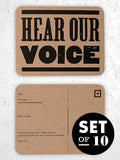 HEAR OUR VOICE - 10 pack