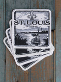 ST. LOUIS COASTER SET