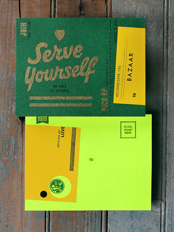 Serve Yourself Postcard