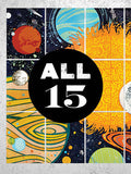 SOLAR SYSTEM PRINTS - SET OF 15