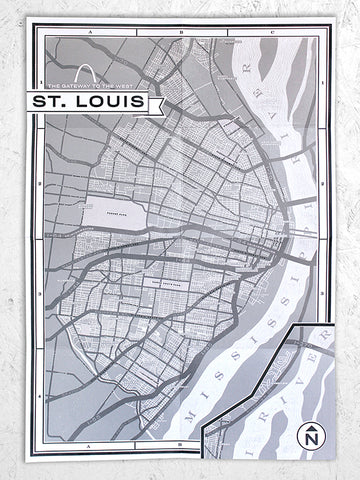 St. Louis Map(Poster)
