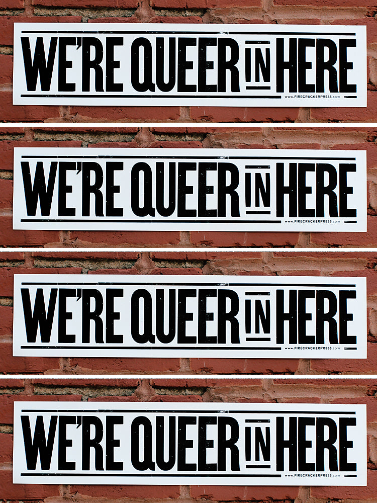 We're Queer in Here - Single Poster