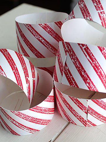 Candy Paper Chain candy cane paper chain – The Firecracker Press