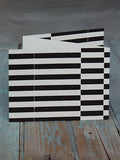 BLACK STRIPE TRI-FOLD